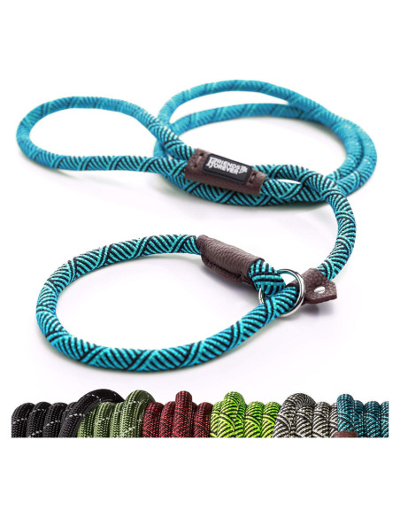 Correa de Perro de Cuerda Amigos Para Siempre 1.83m Azul Correa de Perro de Cuerda Amigos Para Siempre 1.83m Azul