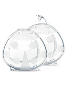 Colector de Leche Materna Haakaa Ladybug 40ml 2pcs - Silicona Suave