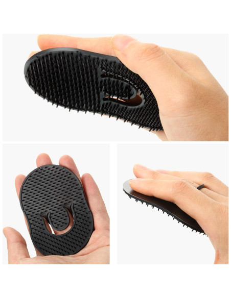 6 Peines Portátiles Boao de Palma para Champú y Masaje