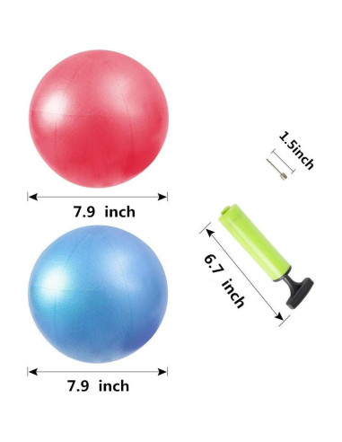 Kit de Pelota de Ejercicio Jogi-HHACQUIT 20 cm con Bomba