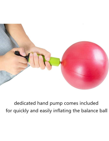 Kit de Pelota de Ejercicio Jogi-HHACQUIT 20 cm con Bomba