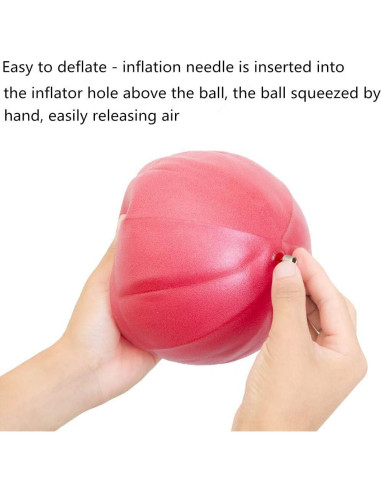 Kit de Pelota de Ejercicio Jogi-HHACQUIT 20 cm con Bomba