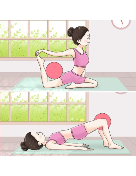 Kit de Pelota de Ejercicio Jogi-HHACQUIT 20 cm con Bomba