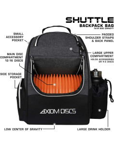 Mochila de Disco de Golf Axiom Shuttle - Ligera y Compacta 2