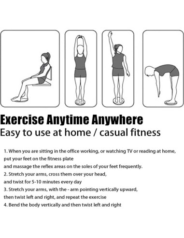 Disco de Cintura Comforight Ab Twist - Tabla de Ejercicio 27.5cm