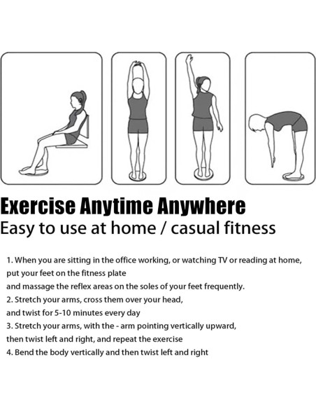 Disco de Cintura Comforight Ab Twist - Tabla de Ejercicio 27.5cm