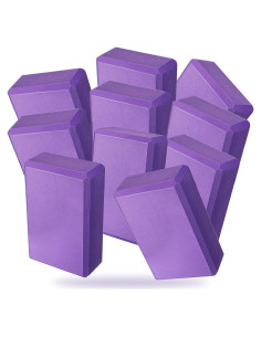 10 Bloques de Yoga EVA Hungdao Antideslizantes 23x15x7.6cm