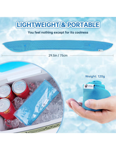 Envoltura Refrigerante de Cuello Botack - Gel Reutilizable 2 Pzs