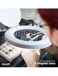 Lámpara de Aumento LED Neatfi 5 Dioptrías 120 LEDs SMD 2