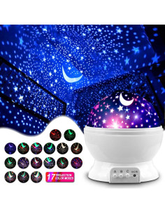 Proyector de Estrellas MOKOQI Luz Nocturna Infantil Blanco 2
