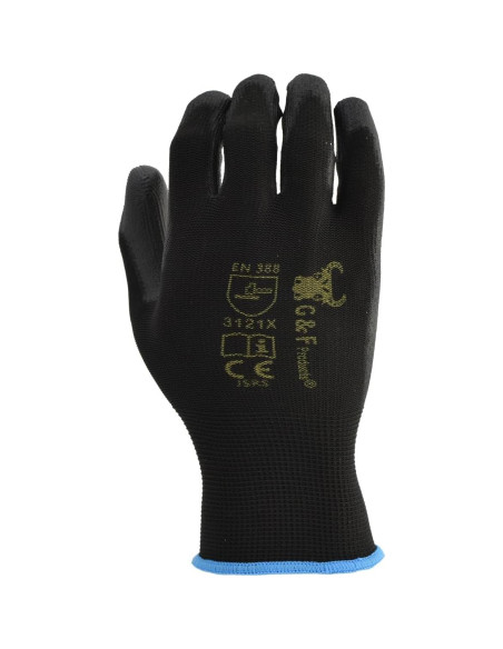 Guantes de Trabajo G & F XL, Transpirables, 12 Pares
