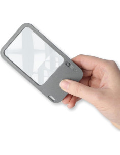 Lupa de bolsillo iluminada LED Carson PM-33, 3 aumentos 2