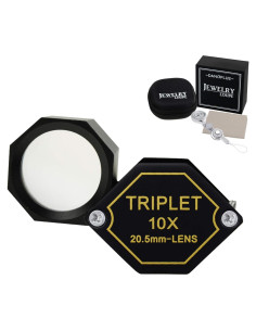 Lupa de Joyero 10x DANOPLUS KIB-250 con Lente Triplete 20.5mm
