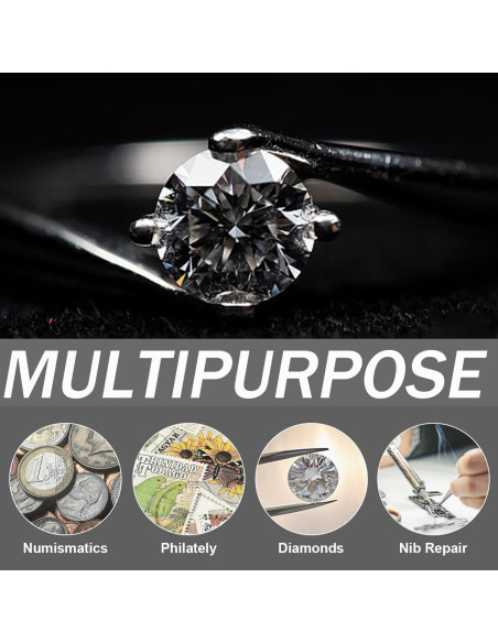 Lupa Mini 45X con 2 Luces LED Crazy Cart - Joyeros