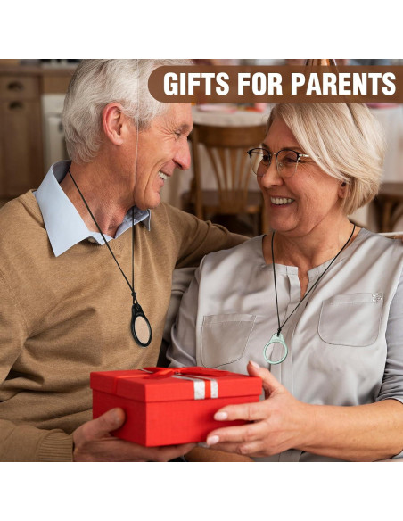 Lupa Portátil 3X MYSANDY con Correa de Cuero - Negra