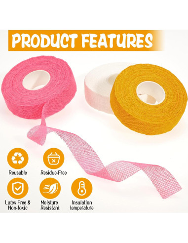 Cinta Dedal para Coser AIHSUMC - 6 Pcs Ajustables Multicolor