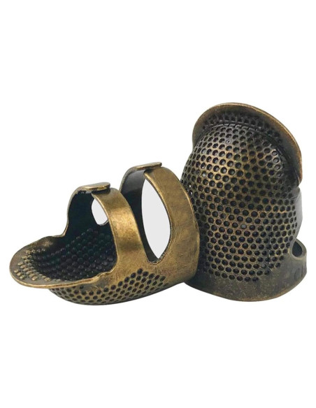 Dedal ajustable D&D de metal para costura - Mediano