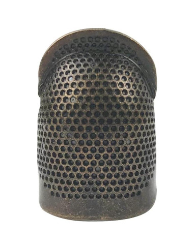 Dedal ajustable D&D de metal para costura - Mediano