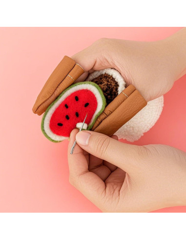 3 Pares de Dedales de Cuero Amarillo FdcLixuvol - Protectores de Dedos