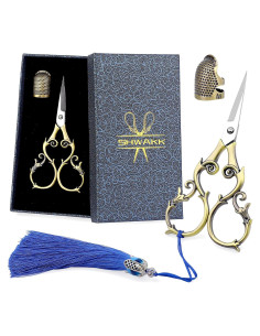 Tijeras de Bordado SHWAKK 11.3cm Flor de Calabaza Vintage