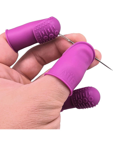 Dedales Flexibles THIK-Grip Silicone Alley - 3 Tamaños + Alfileres