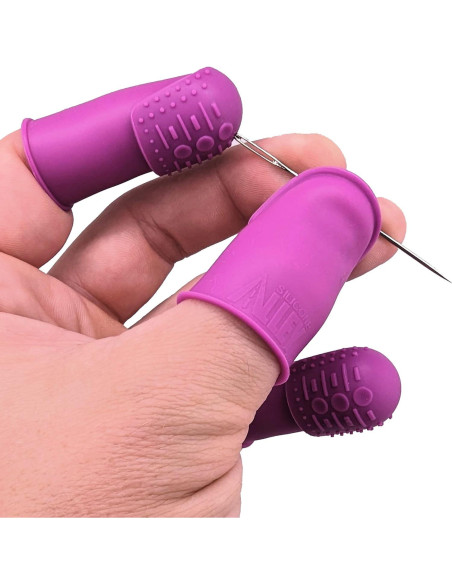 Dedales Flexibles THIK-Grip Silicone Alley - 3 Tamaños + Alfileres