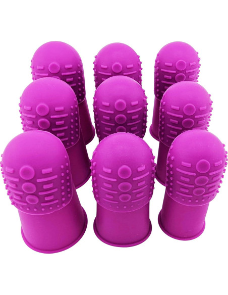 Dedales Flexibles THIK-Grip Silicone Alley - 3 Tamaños + Alfileres