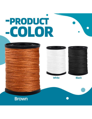 Kit de Hilo de Costura Topus para Tapicería y Cuero - 3 Colores