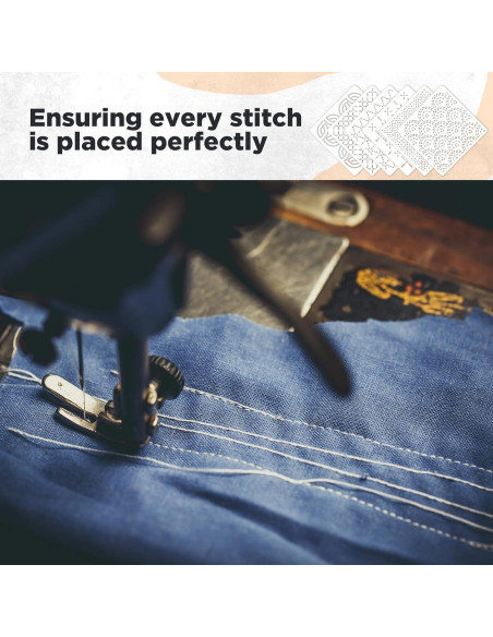 Kit de Plantillas Sashiko 20 Pcs Affrolling 12x12 cm Bordado Kit de Plantillas Sashiko 20 Pcs Affrolling 12x12 cm Bordado