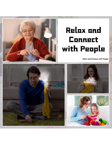 Juego de Ganchillos Iluminados MTLEE 12 Tamaños 2 a 8 mm