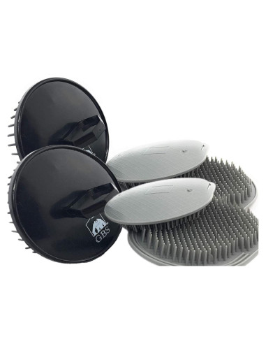 Cepillo Masajeador G.B.S para Cuero Cabelludo - Paquete de 6