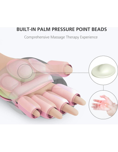 Masajeador de Manos Comfier Inalámbrico con Calor 3 Niveles