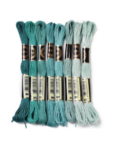 Hilo de Bordado de Poliester CABODYALS 8 Colores 8.75m