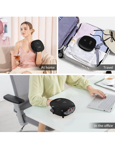 Masajeador de Manos Comfier Inalámbrico con Calor 3 Niveles