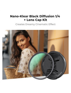 Filtro de Difusión Negra 1/4 K&F Concept 58mm para Fotografía 2