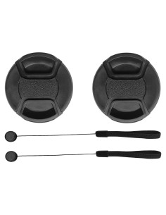 Tapa de lente 55mm Hxdzieory para Canon RF-S y EF-M