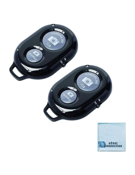 Disparador Remoto Inalámbrico para Smartphones eCostConnection - Paquete de 2 Disparador Remoto Inalámbrico para Smartphones eCostConnection - Paquete de 2