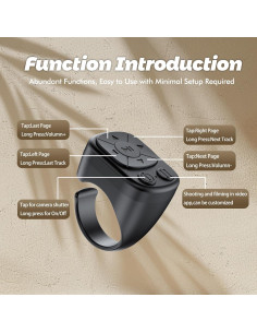 Anillo de Desplazamiento Bluetooth Tankicom J06 - Control Remoto para TikTok y Música 2