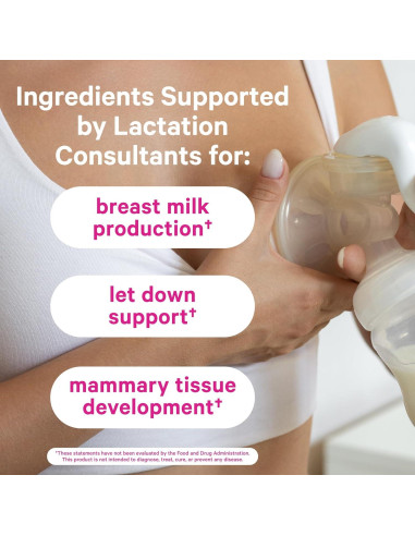 Suplemento de Lactancia Pink Stork Pumping Moms 60 Cápsulas