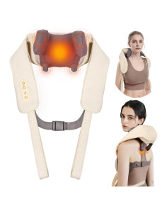 Masajeador de Cuello Arboleaf 6D Inalámbrico con Calor