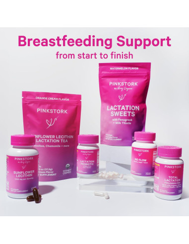 Suplemento de Lactancia Pink Stork Pumping Moms 60 Cápsulas