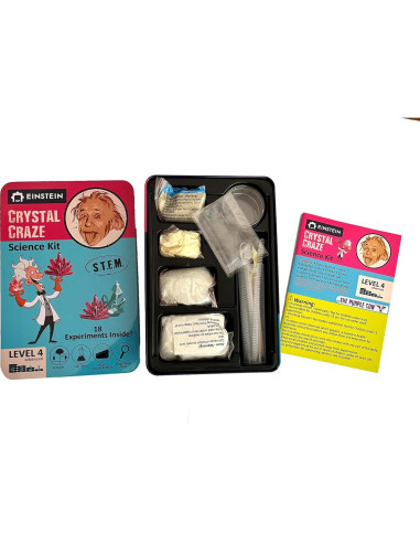 Kit de Ciencia Locura de Cristales The Purple Cow - 18 Experimentos