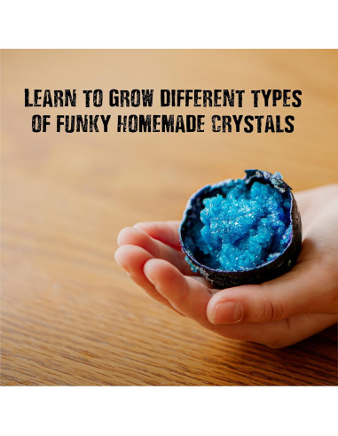 Kit de Ciencia Locura de Cristales The Purple Cow - 18 Experimentos