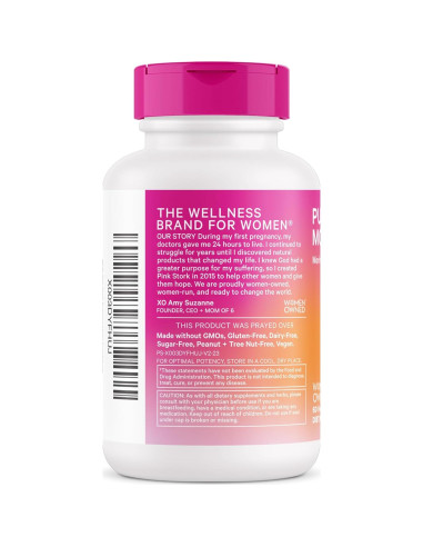 Suplemento de Lactancia Pink Stork Pumping Moms 60 Cápsulas