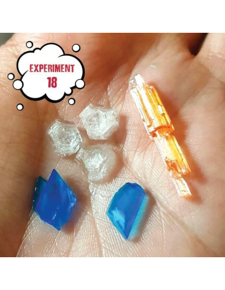 Kit de Ciencia Locura de Cristales The Purple Cow - 18 Experimentos