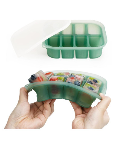 Bandeja de Congelador de Silicona Haakaa 8 Compartimentos 354ml