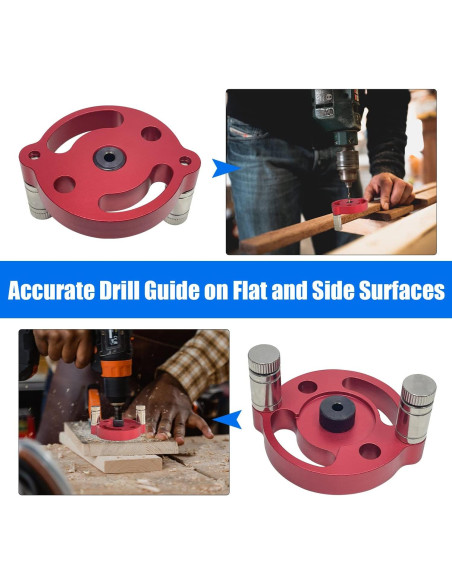 Guía de Taladro de Dowel Sutekus con 9 Bushings M2-M10
