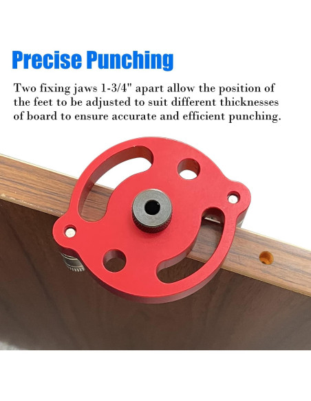 Guía de Taladro de Dowel Sutekus con 9 Bushings M2-M10
