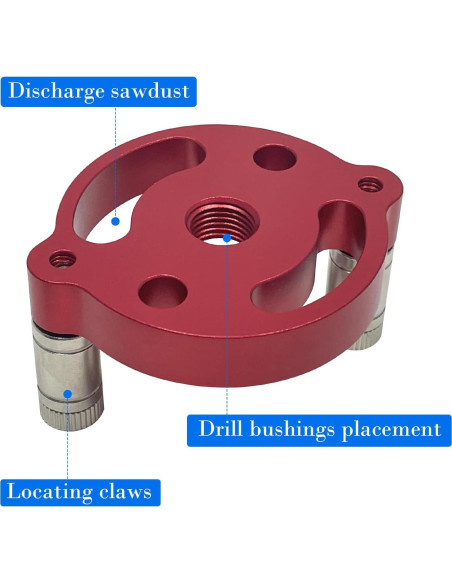 Guía de Taladro de Dowel Sutekus con 9 Bushings M2-M10