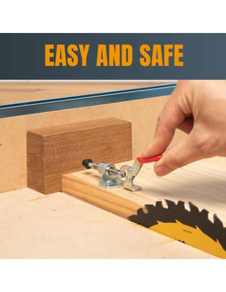 Abrazadera de Palanca POWERTEC 301A 6PK 100 lbs (45.36 kg)